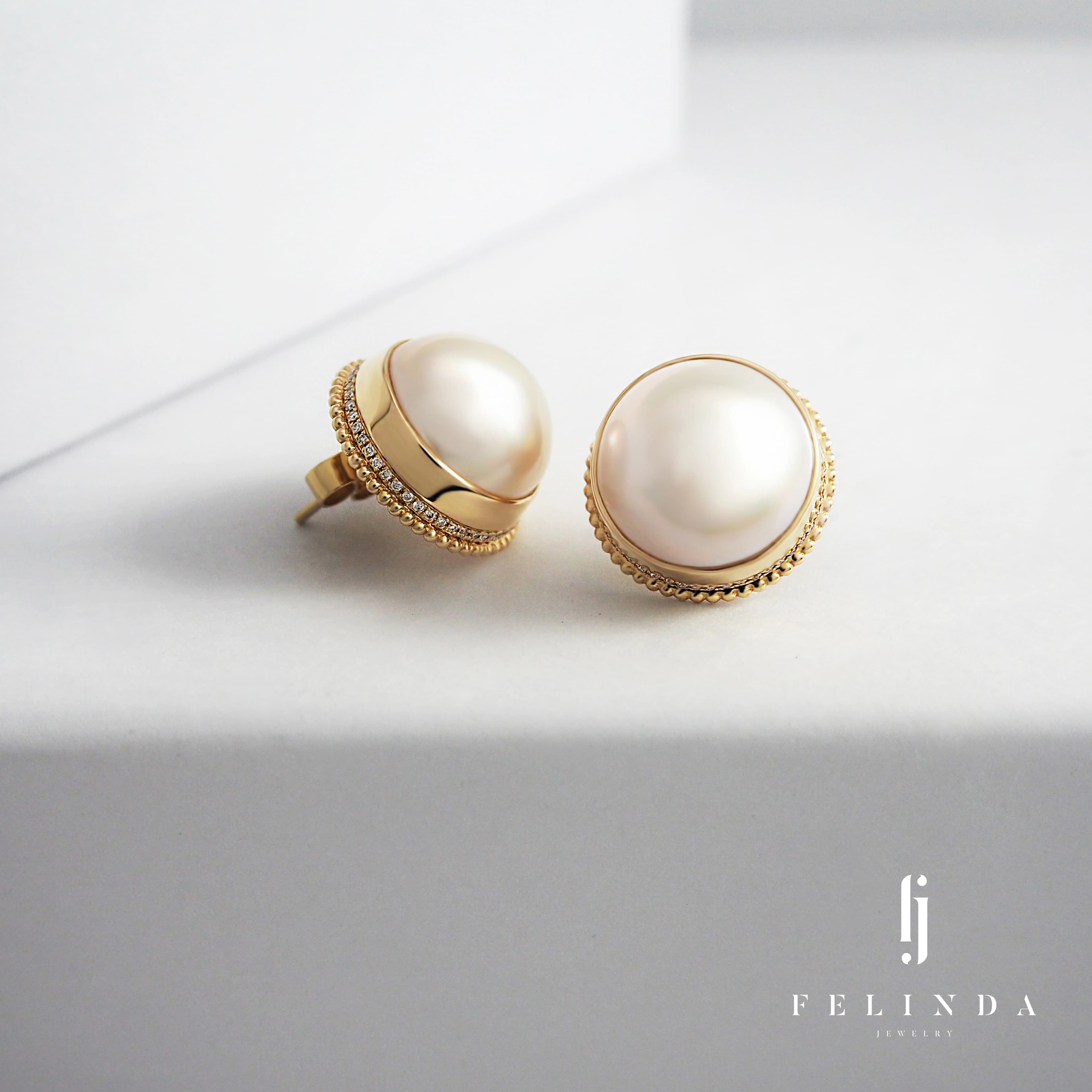 FJ Insta Casual Mabe Earrings