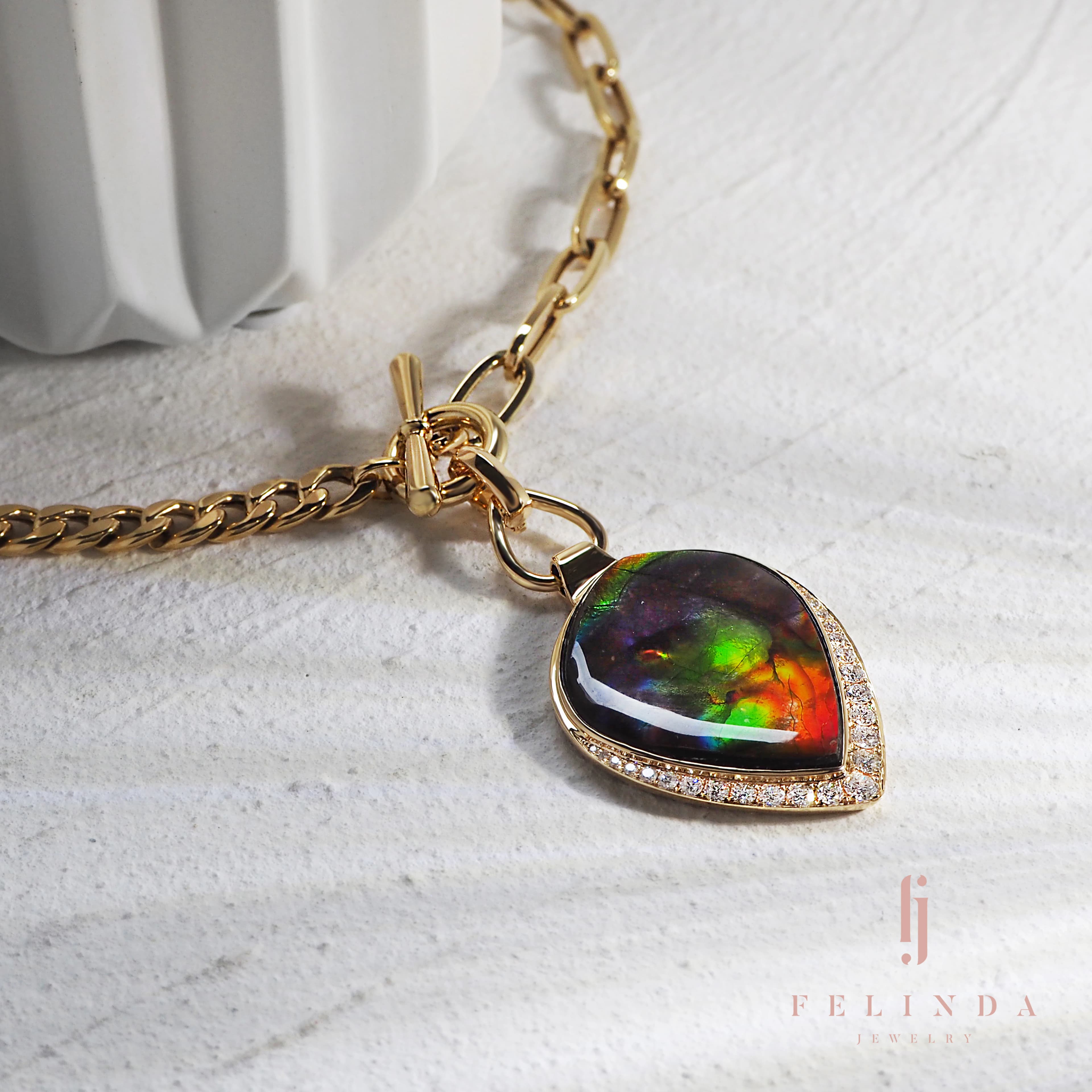 FJ Insta Ammolite Necklace