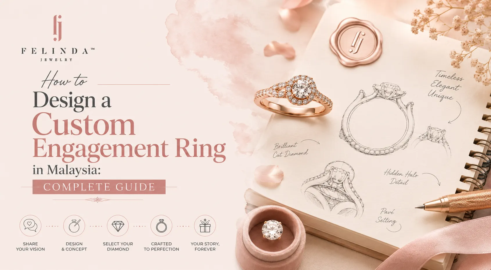 How to Design a Custom Engagement Ring in Malaysia: Complete Guide