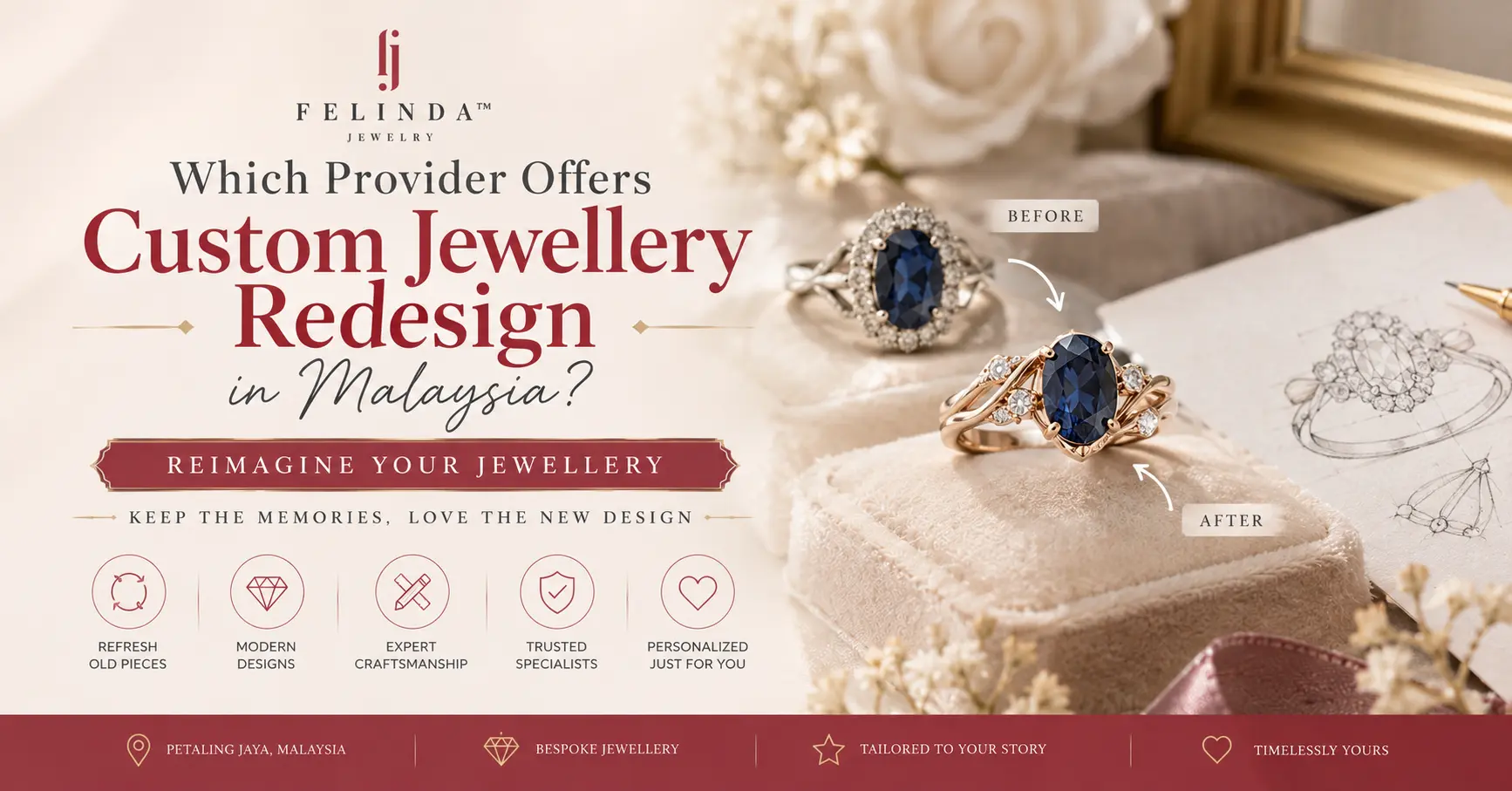 Which Provider Offers Custom Jewellery Redesign in Malaysia? Comprehensive Guide