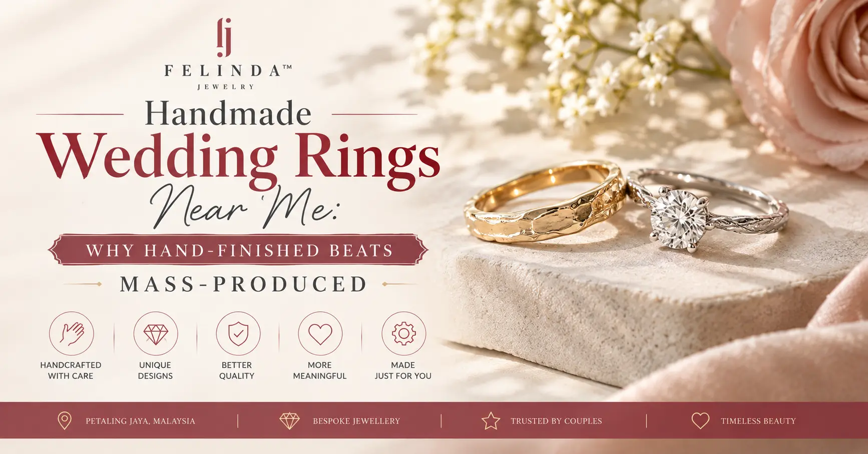 Handmade Wedding Rings Near Me: Why Hand-Finished Beats Mass-Produced